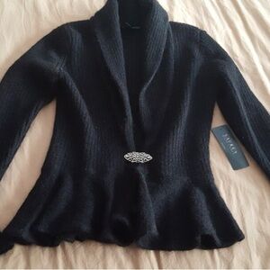 Lauren Ralph Lauren Black Cardigan Sweater
